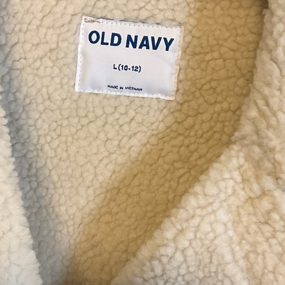 Old Navy Tan and Cream Kids Jacket - Picture 2 of 6